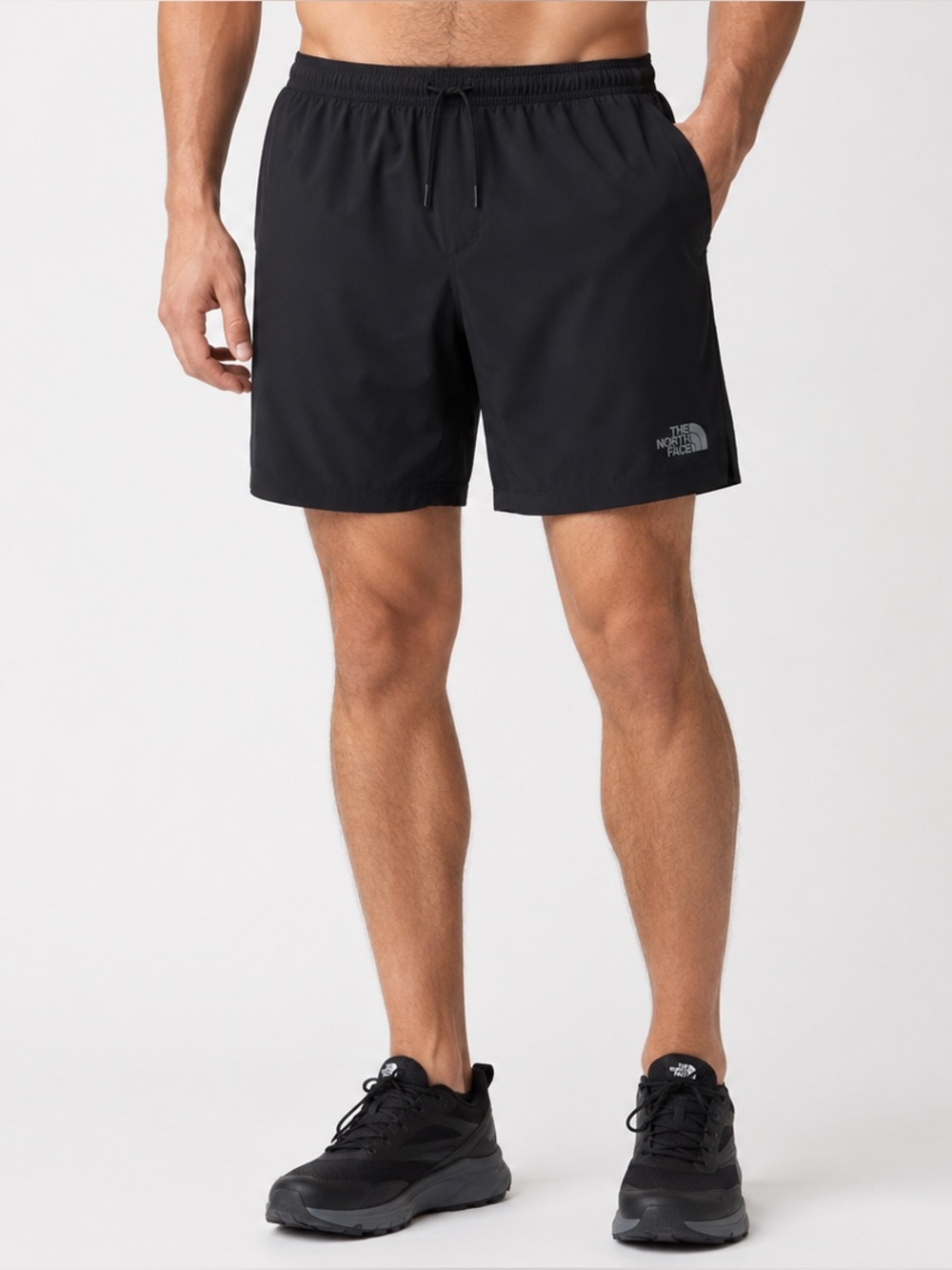 The North Face FlashDry Shorts Large Black Athletic Running Training Activewear